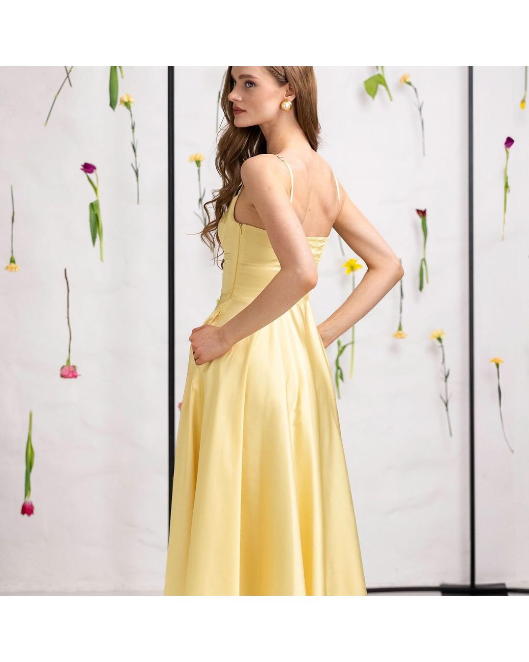 RainSisters Yellow Soft Sundress: Vanilla Sunbeam