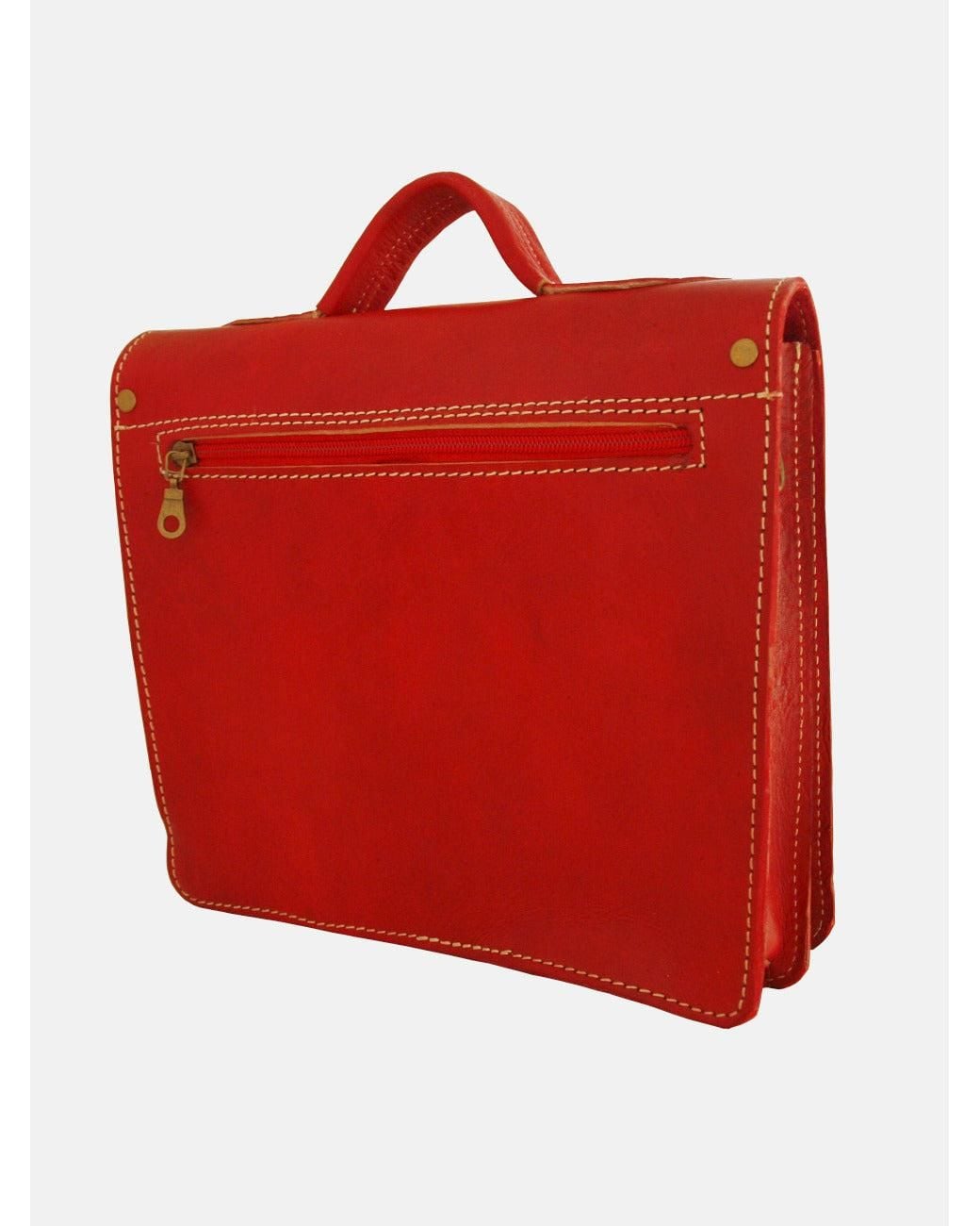 Berber Leather Red The Casablanca Mini Satchel