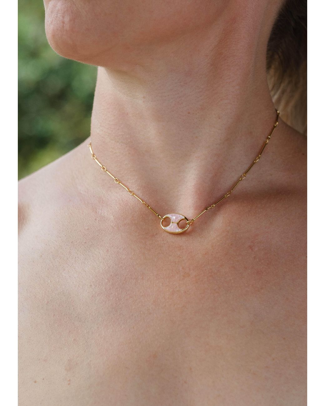 Adriana Pappas Designs Metallic Mini Disco Necklace