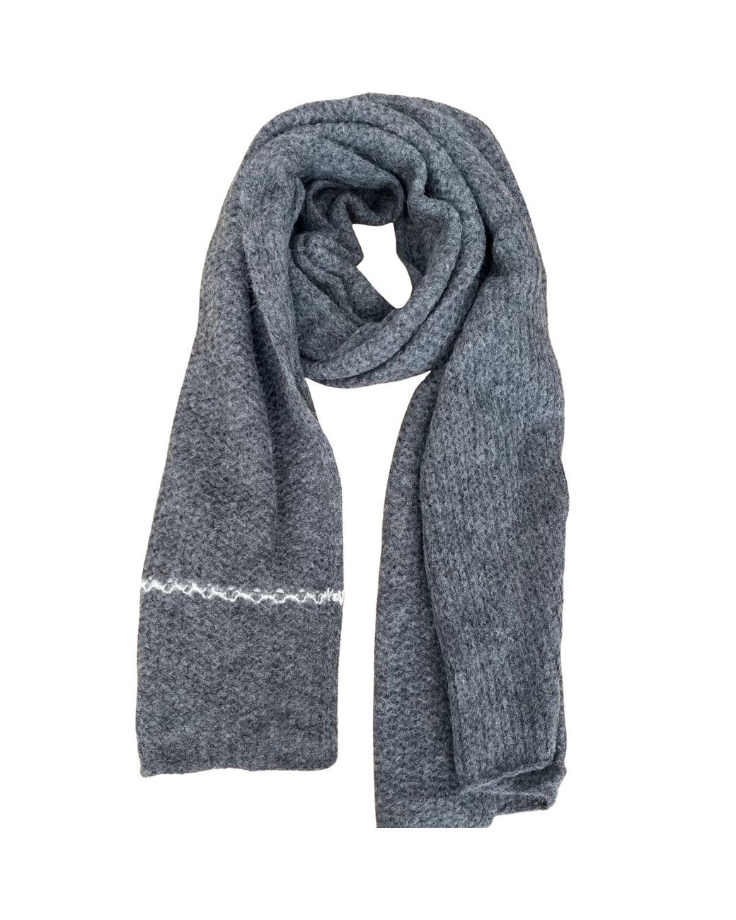 Heritagemoda Gray Charcoal Handmade Soft Alpaca Scarf