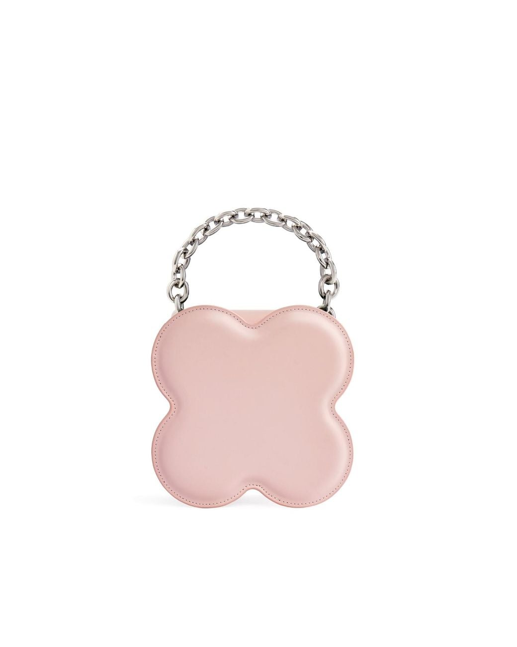 Orange Cube Pink Large Lucky Clover Handbag