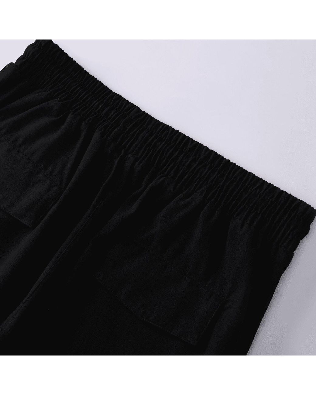 VERYRARE Black Ripstop Quote Pants for men