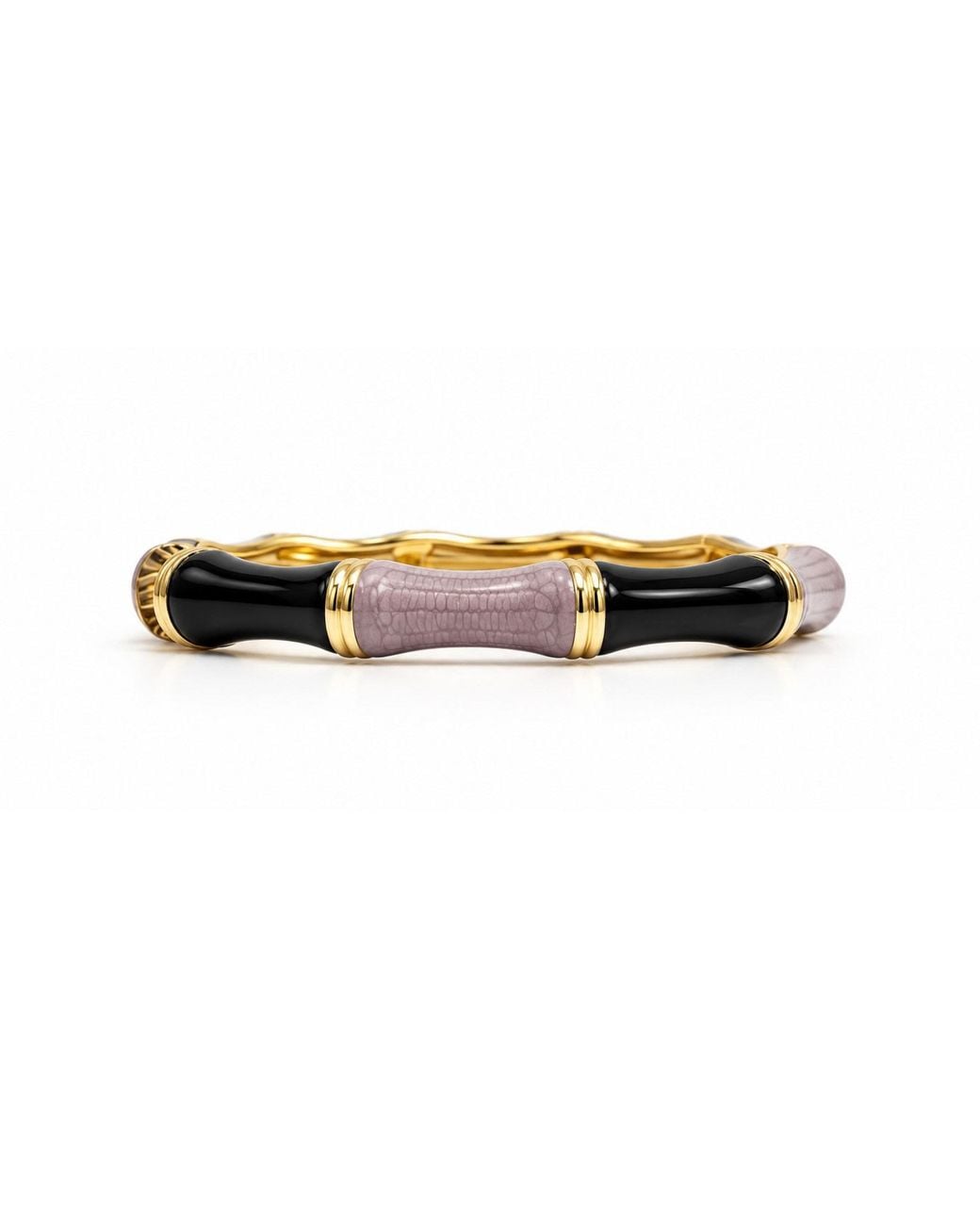 Nuvv Collection Yellow Enamel Bangle Set – & Lilac