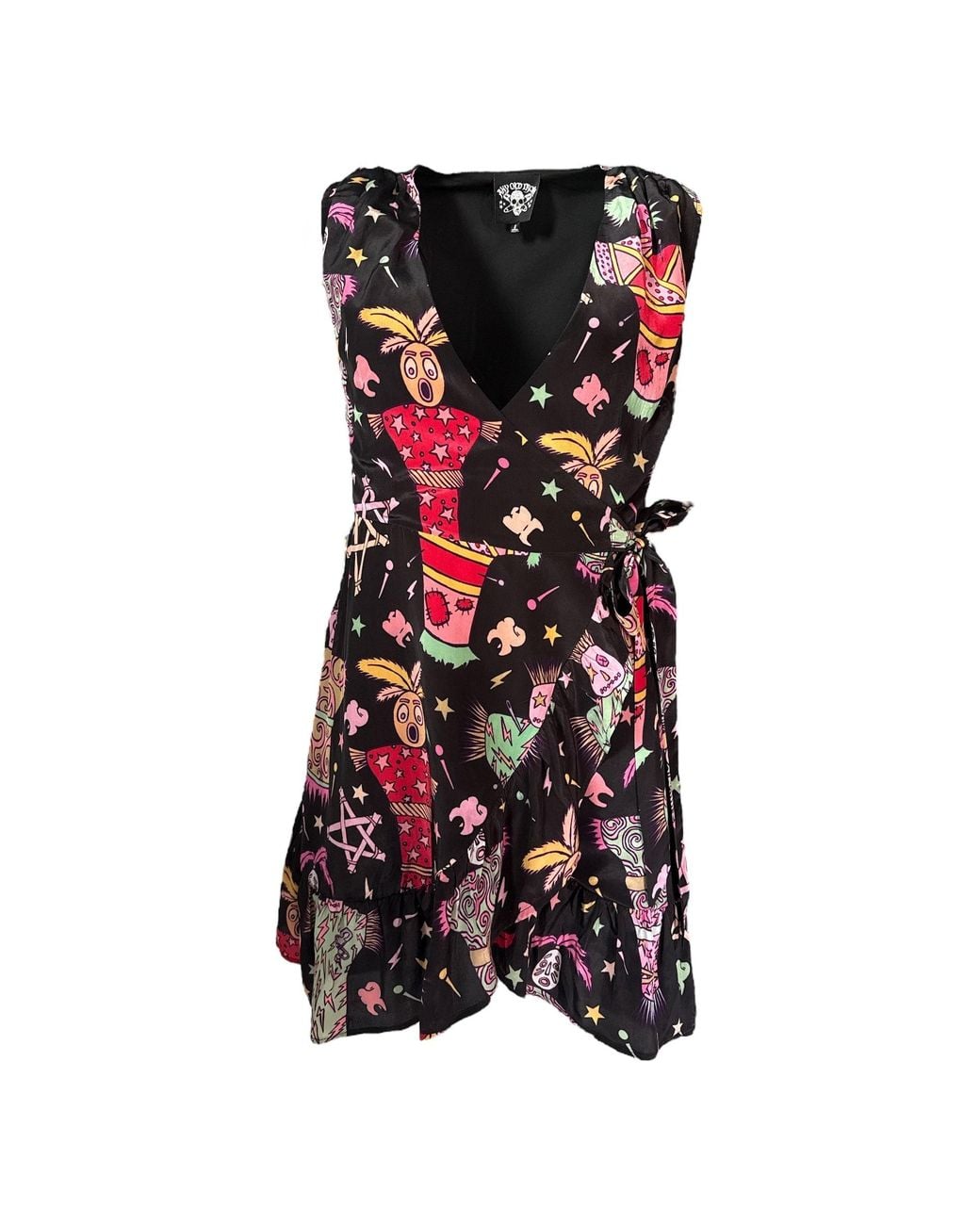 Any Old Iron Red Voodoo Wrap Dress