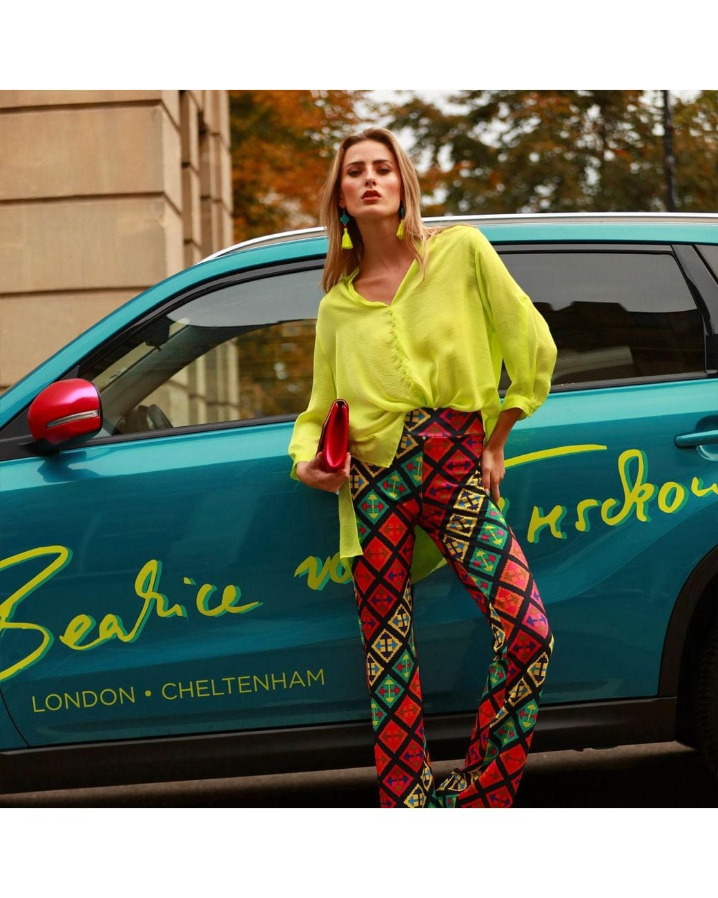 Beatrice von Tresckow Yellow Lime Fritzi Oversized Shirt