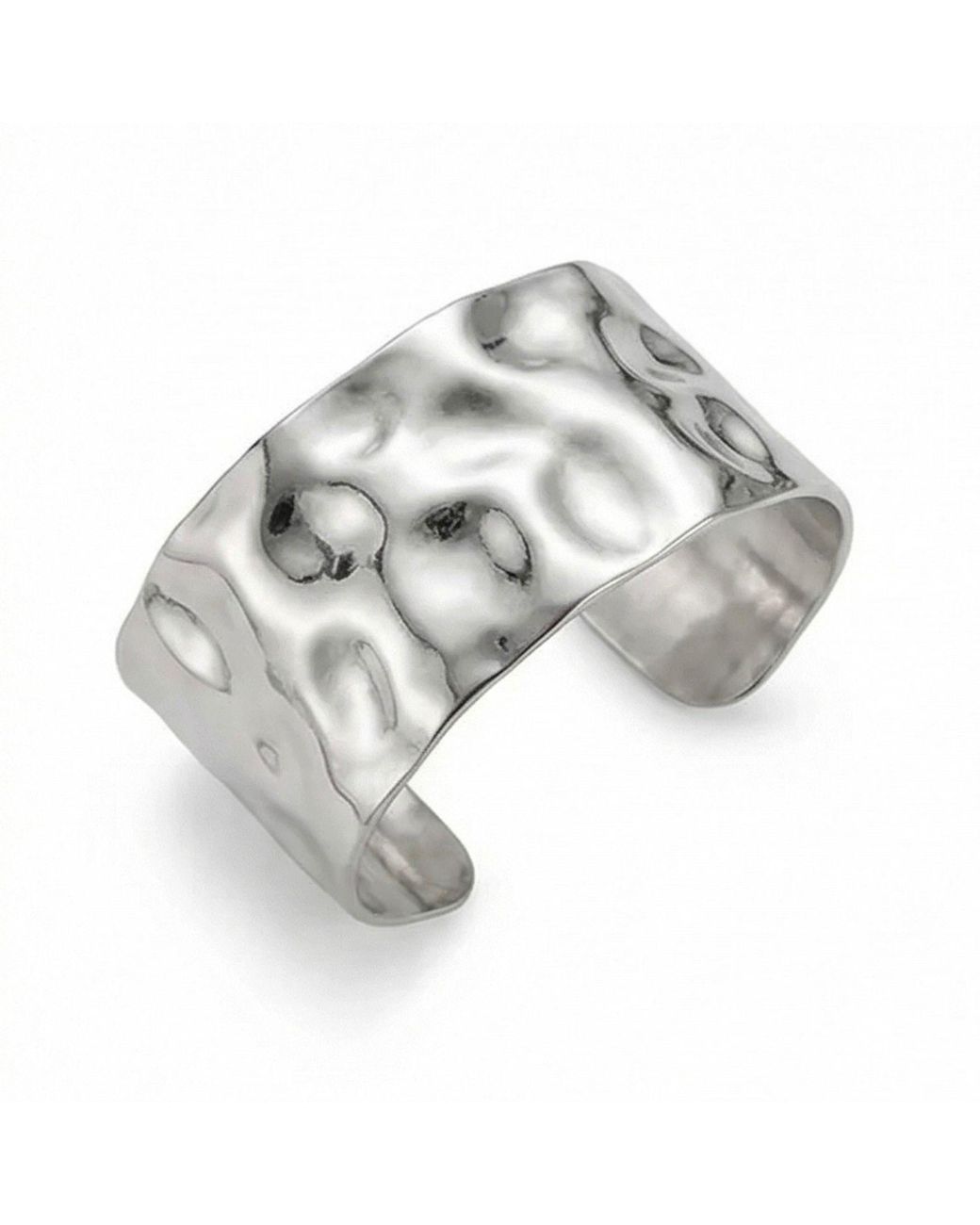Divine Aria White Statement Bangle Cuff