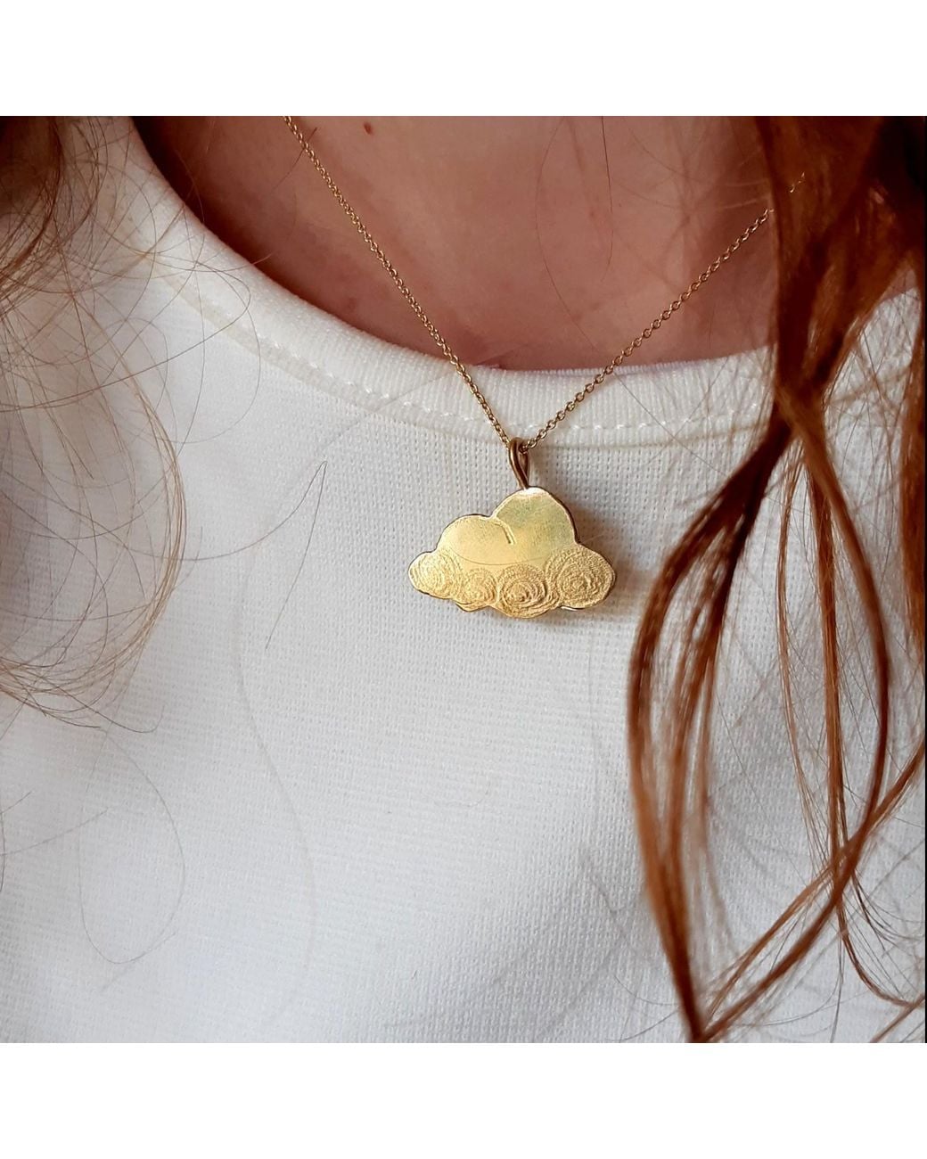 Lily Flo Jewellery White Cloud 9 Necklace On Sterling