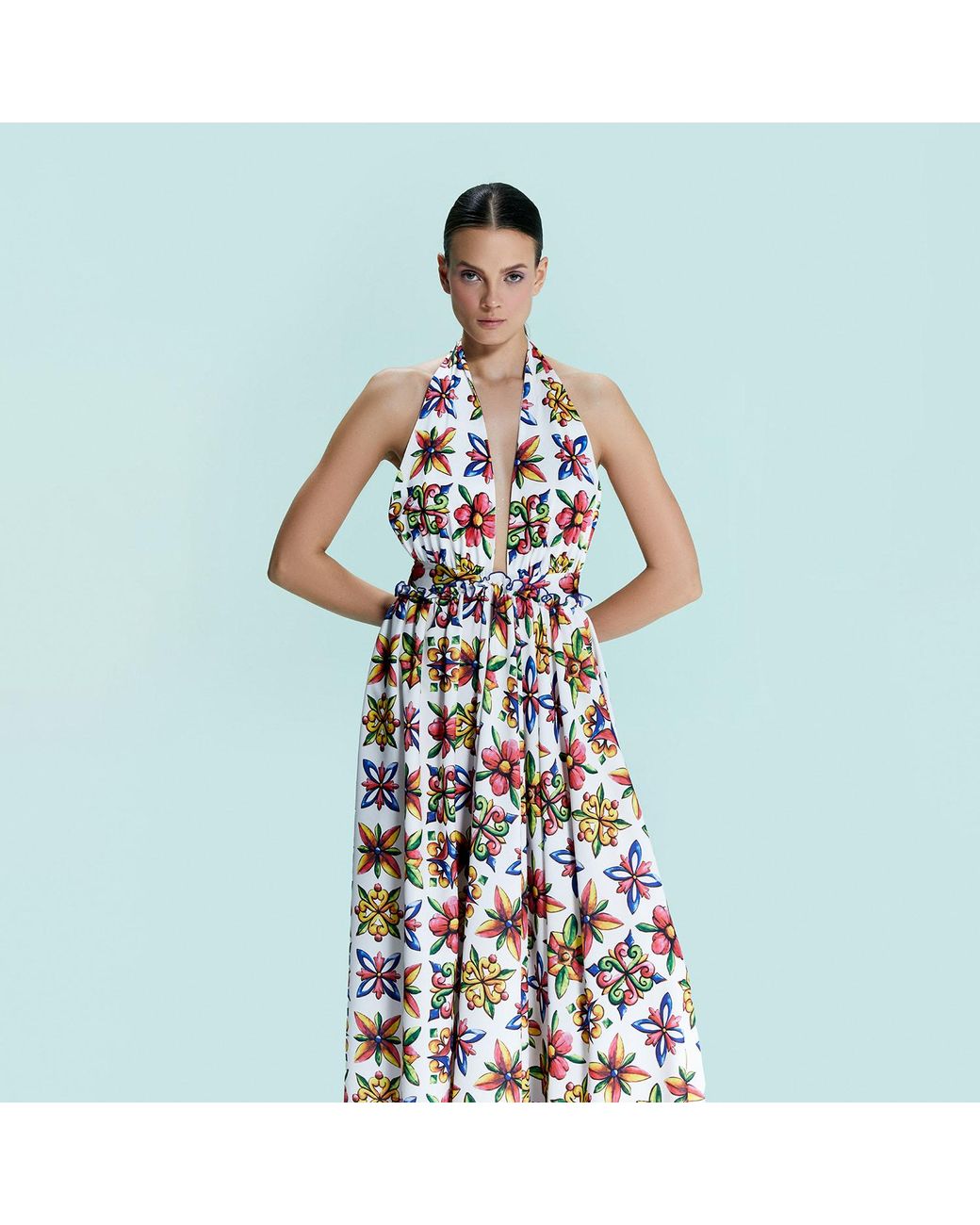 Nur Karaata Red Sicilia Dress