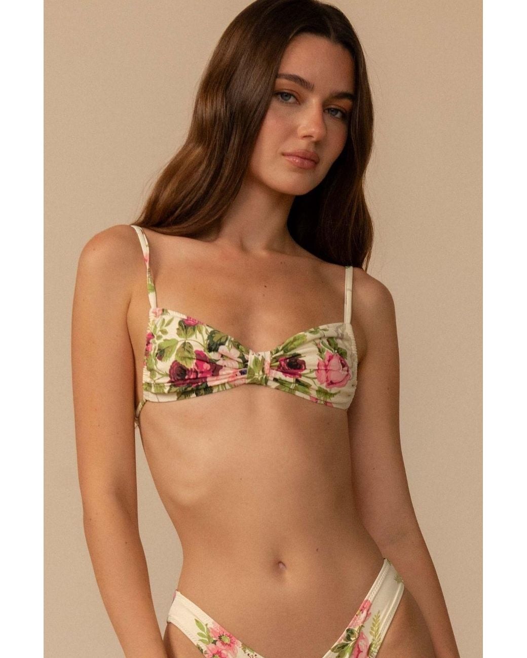 Montce Blue Bouquet Devin Bikini Top