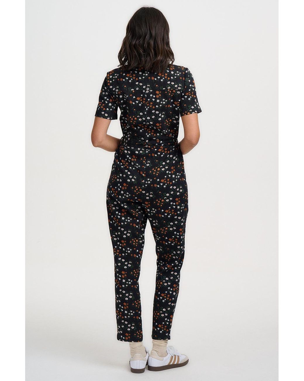 Sugarhill Black Billy Boilersuit Floral