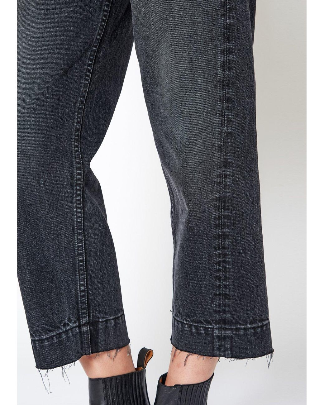 NOEND Blue Comfort Crop Jeans