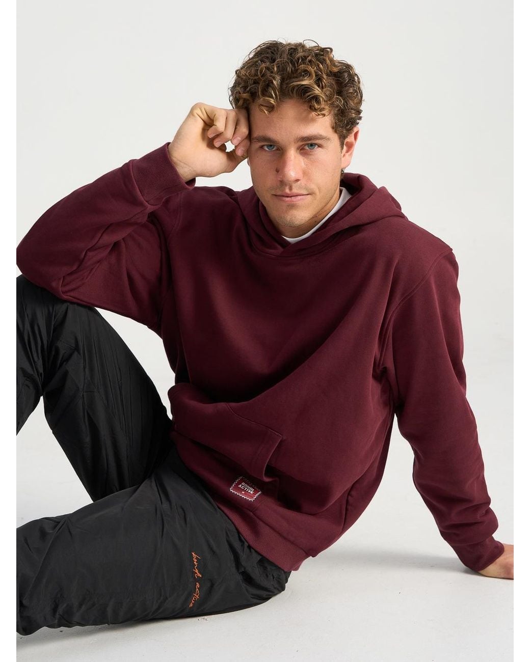 Bondi Active Red Forma Varsity Hoodie for men