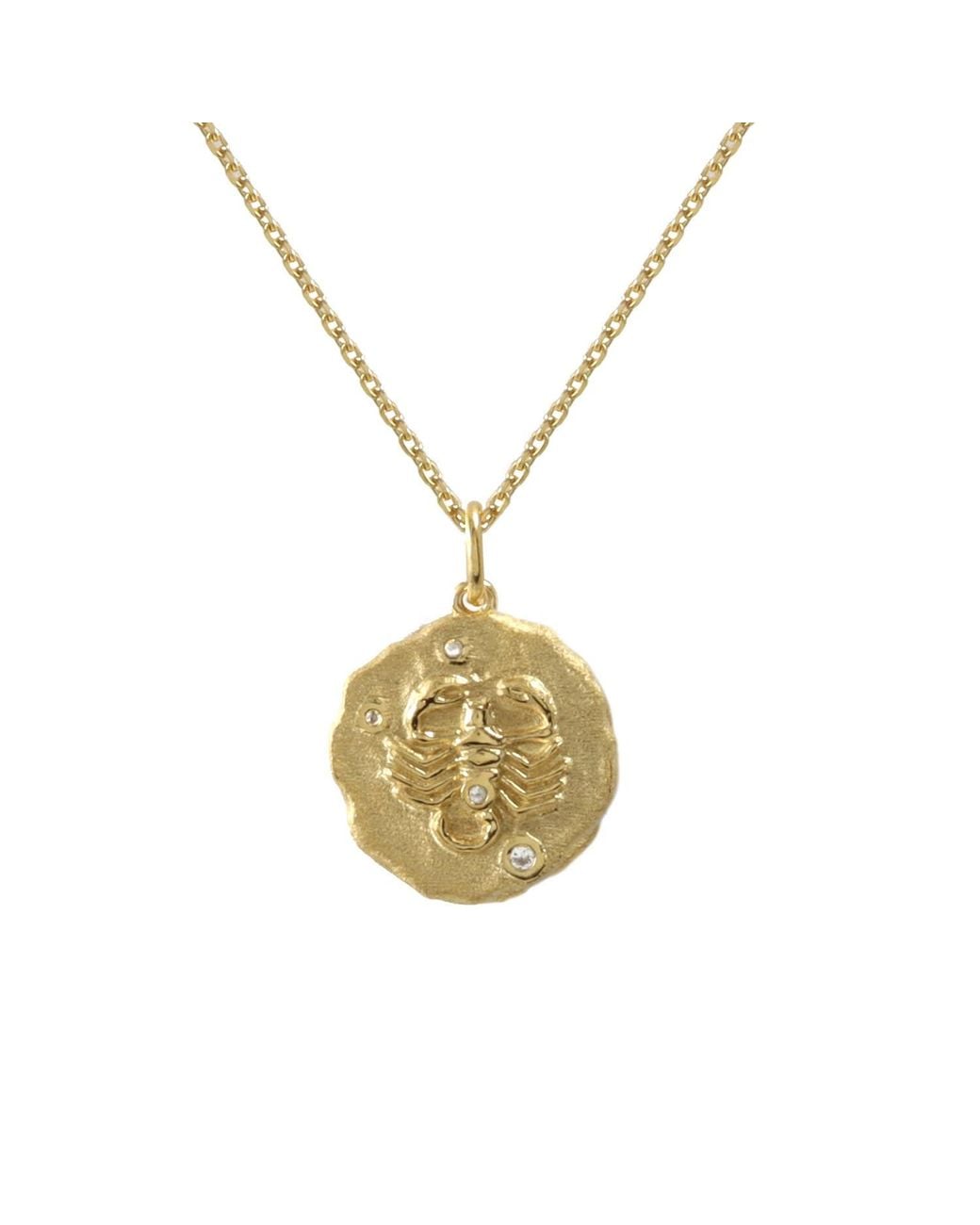 Hye Jane Jewelry Metallic Scorpio Zodiac Necklace