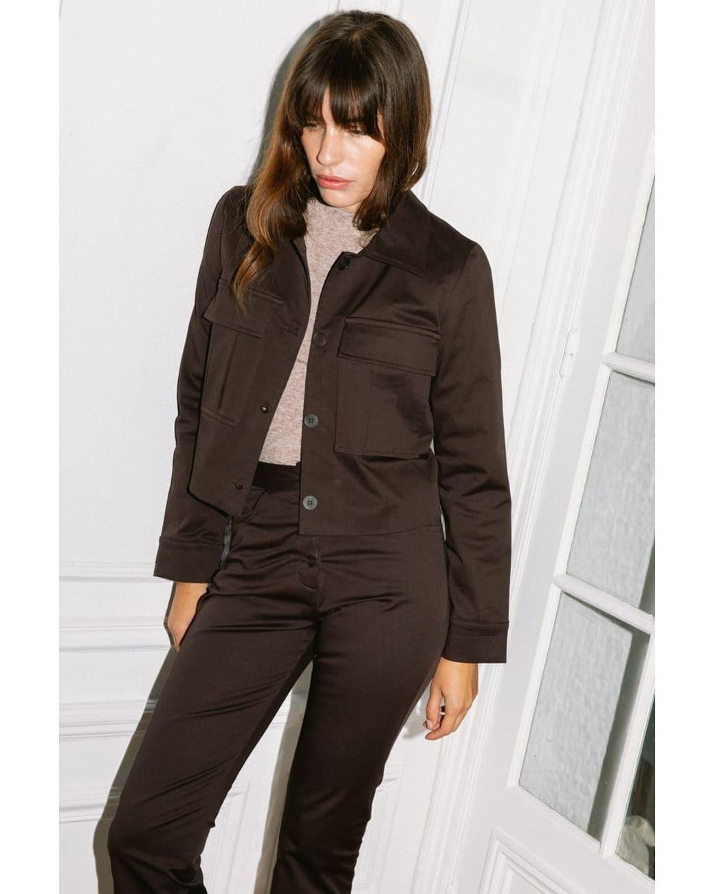 AVANI Apparel Brown Dahlia Jacket