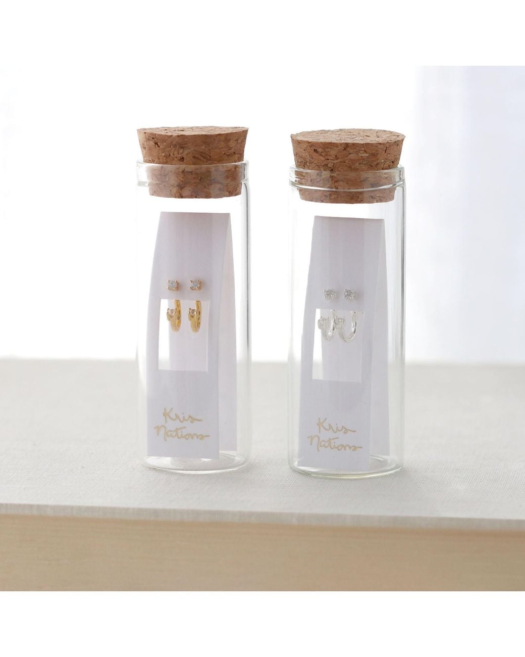 Kris Nations Metallic Petite Crystal Arc Earring Jackets
