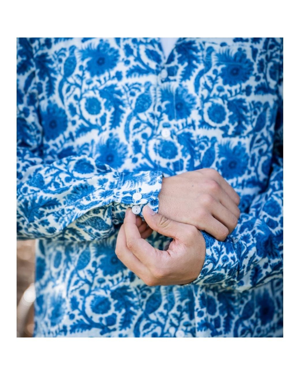 Jago's Tribe Blue Game Shirt for men