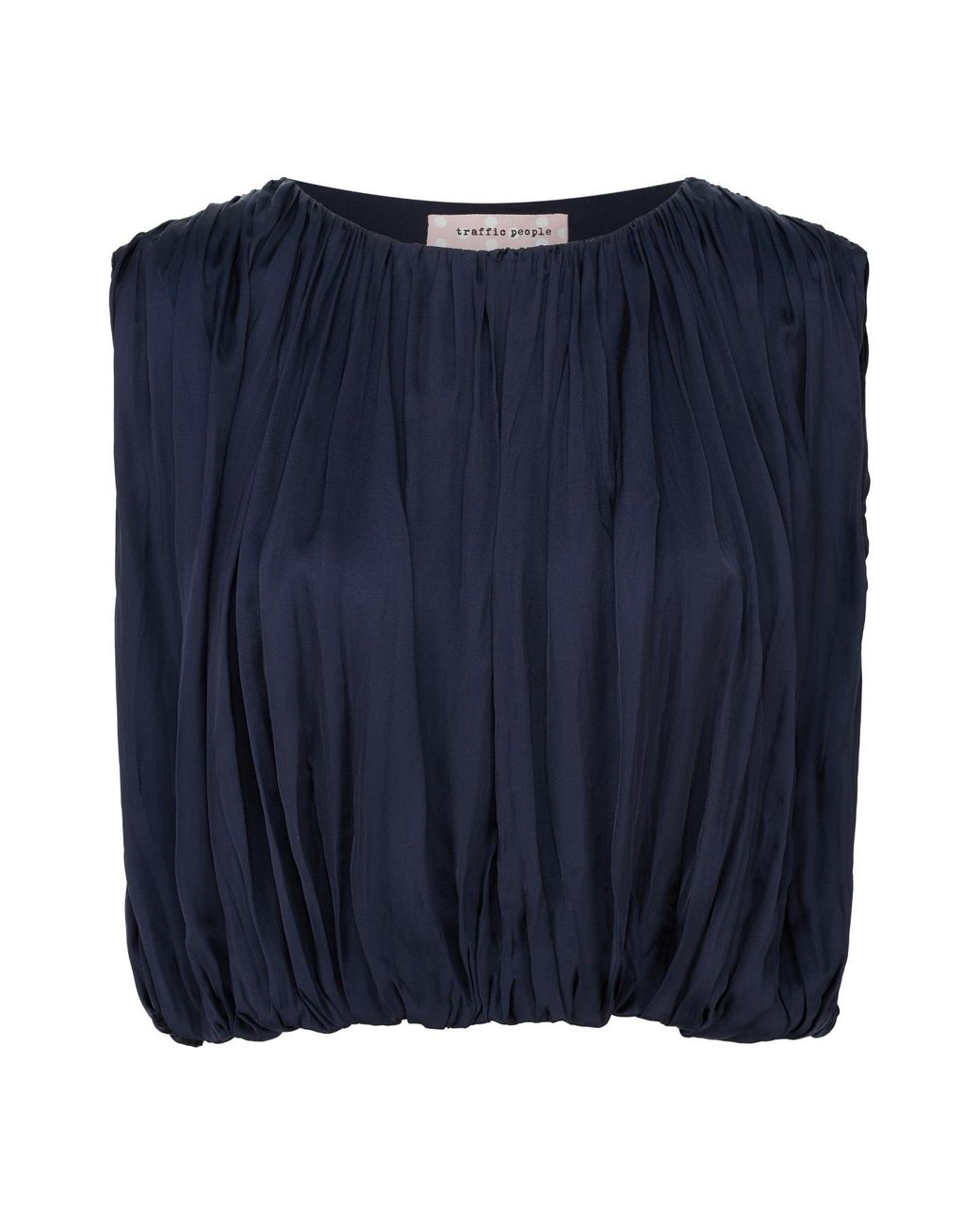 Traffic People Blue Any Moment Now Falls Sleeveless Top