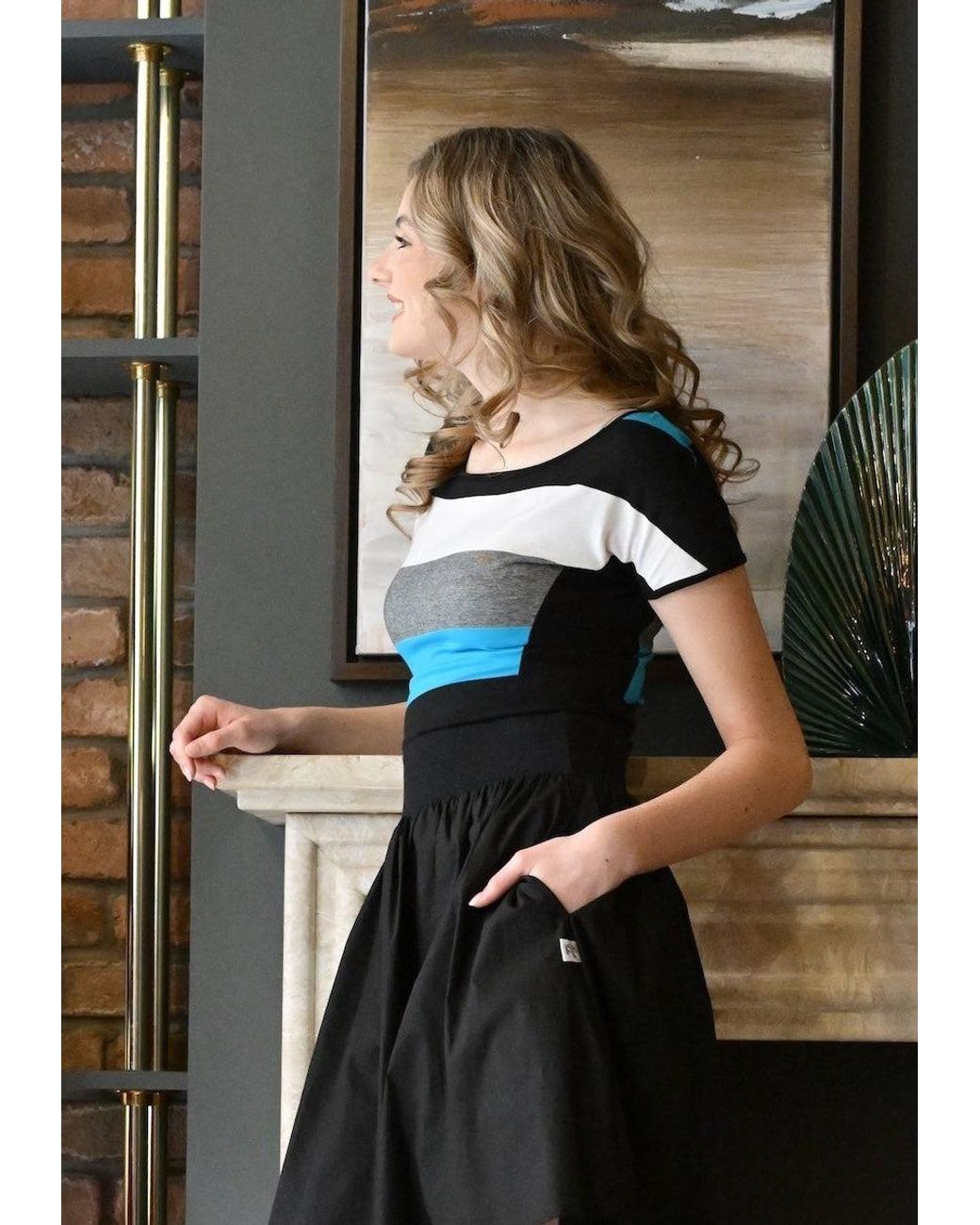 Frock Tales Black Captain Top