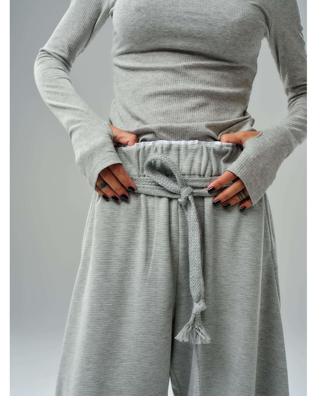 Clothes by Locker Room Gray Oversized Three-Piece Set