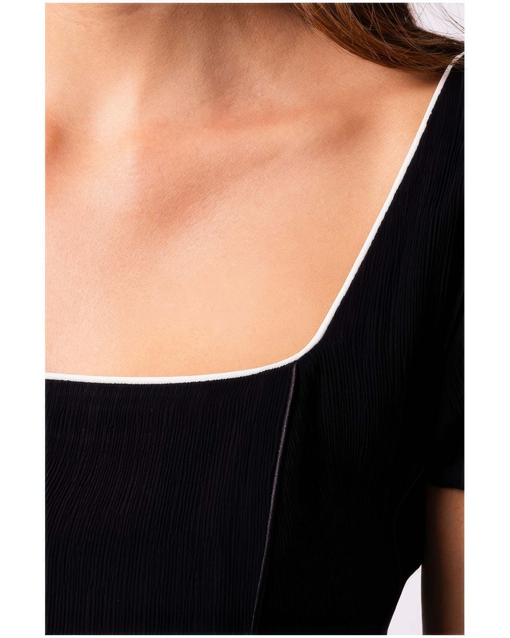Luna Fashion House Black Elegant Midi Dress, Rina