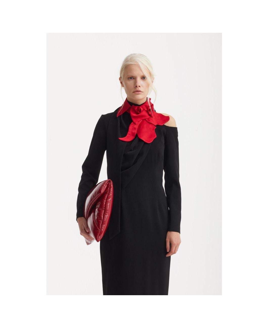 Julia Allert Red Evening Neckwear