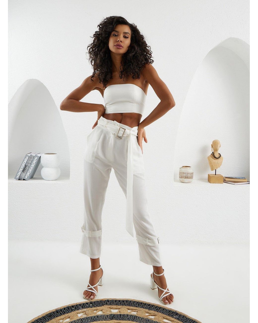Lumina Eligma White Matador Pants