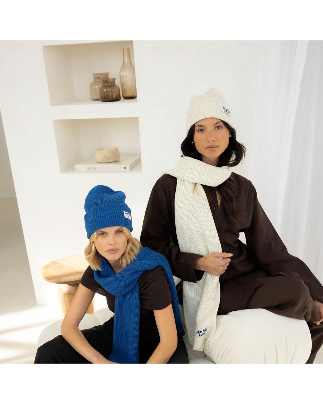 Arctic Fox & Co. White Recycled Bottle Beanie