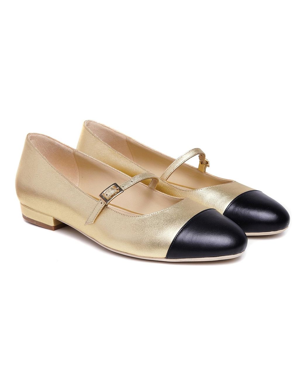 Ginissima Natural Mimi Round Toe Mary-Jane
