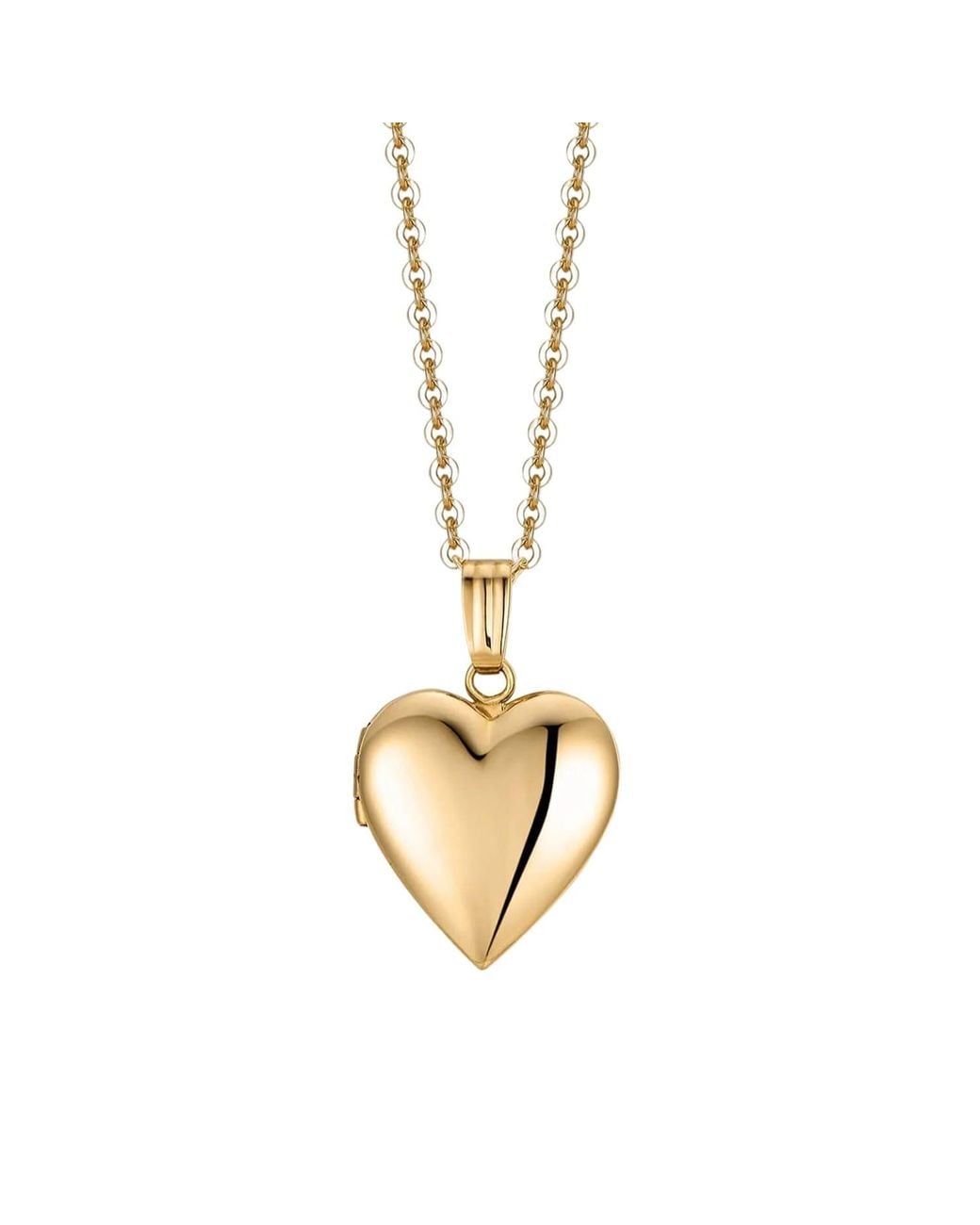 Katy Faye Metallic Mini Valentina Heart Locket
