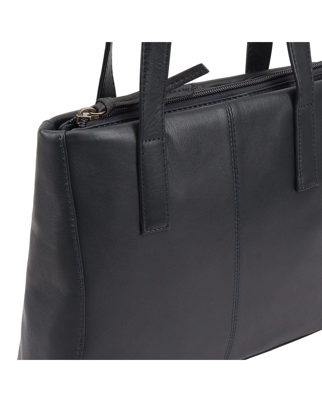 Lloyd Baker Blue Hampi Leather Shoulder Bag