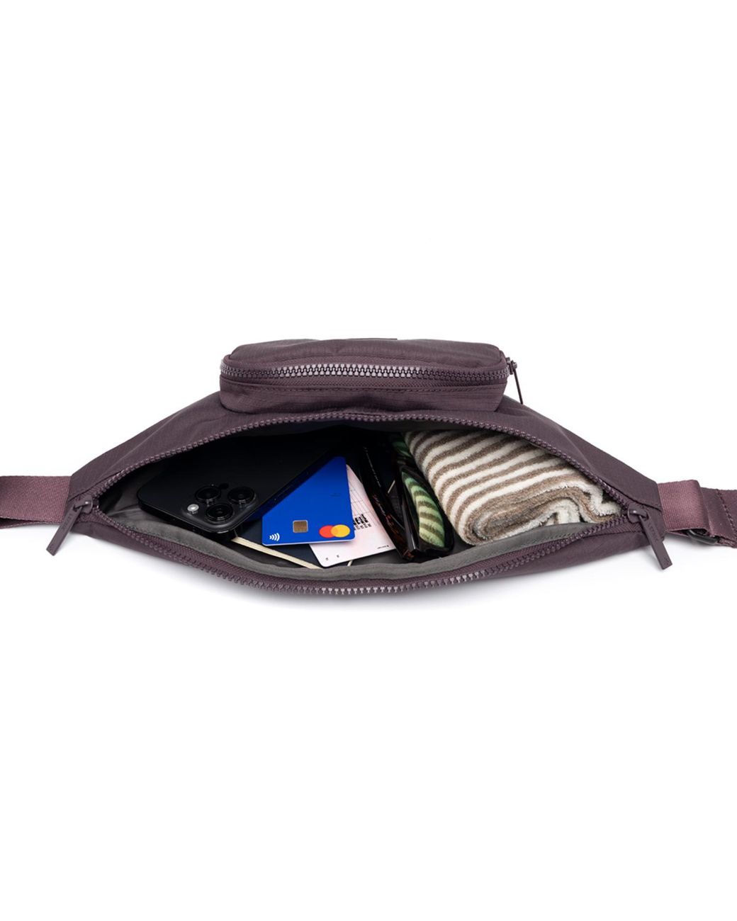 Lefrik Purple Atlas Crossbody Wine for men