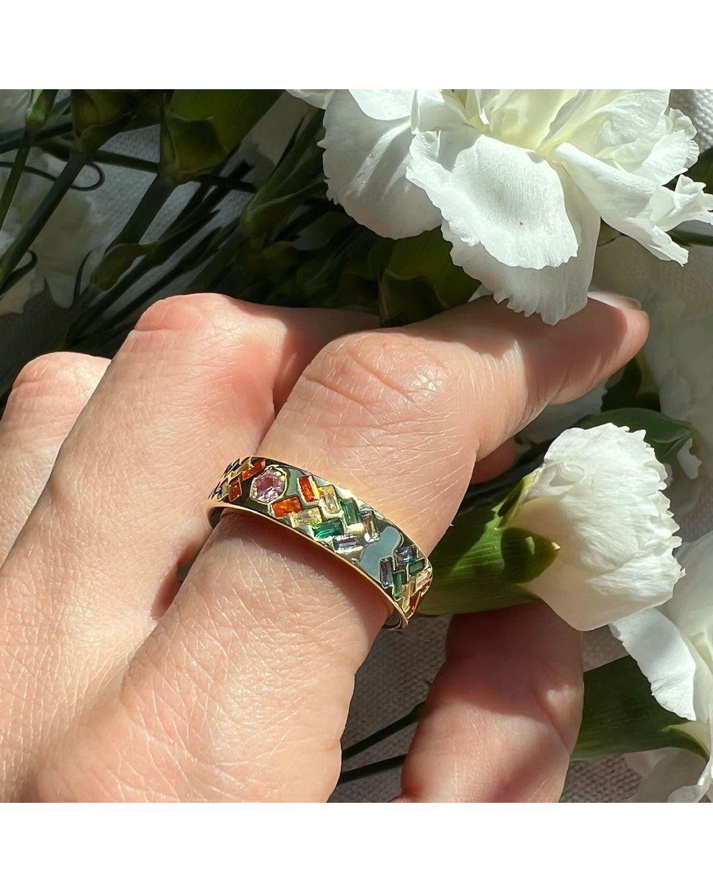 Native Gem Yellow Sunbeam Ring