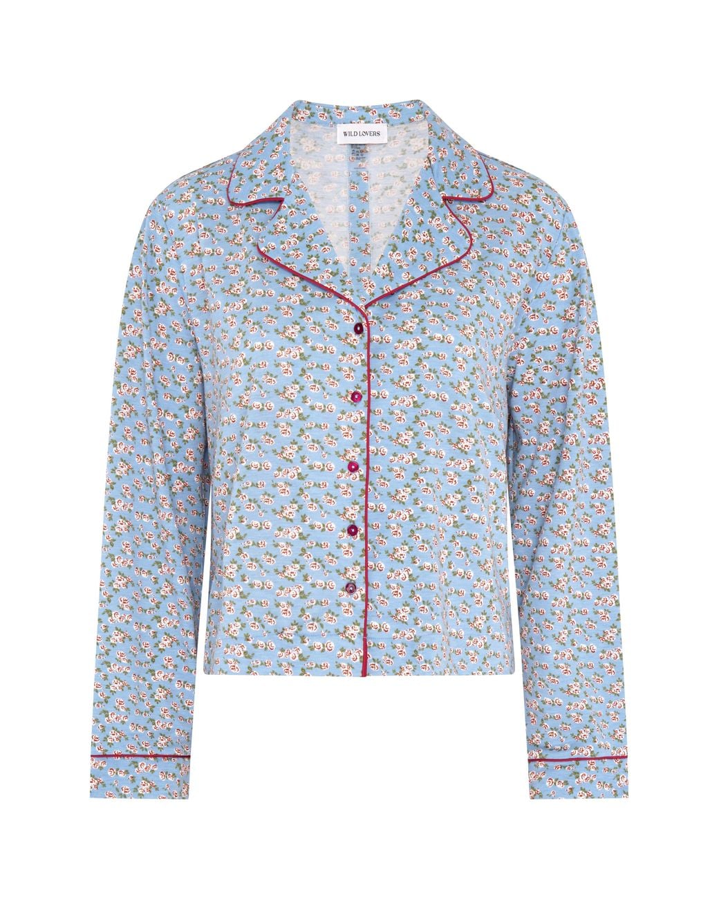 Wild Lovers Blue Edwina Pyjama Shirt
