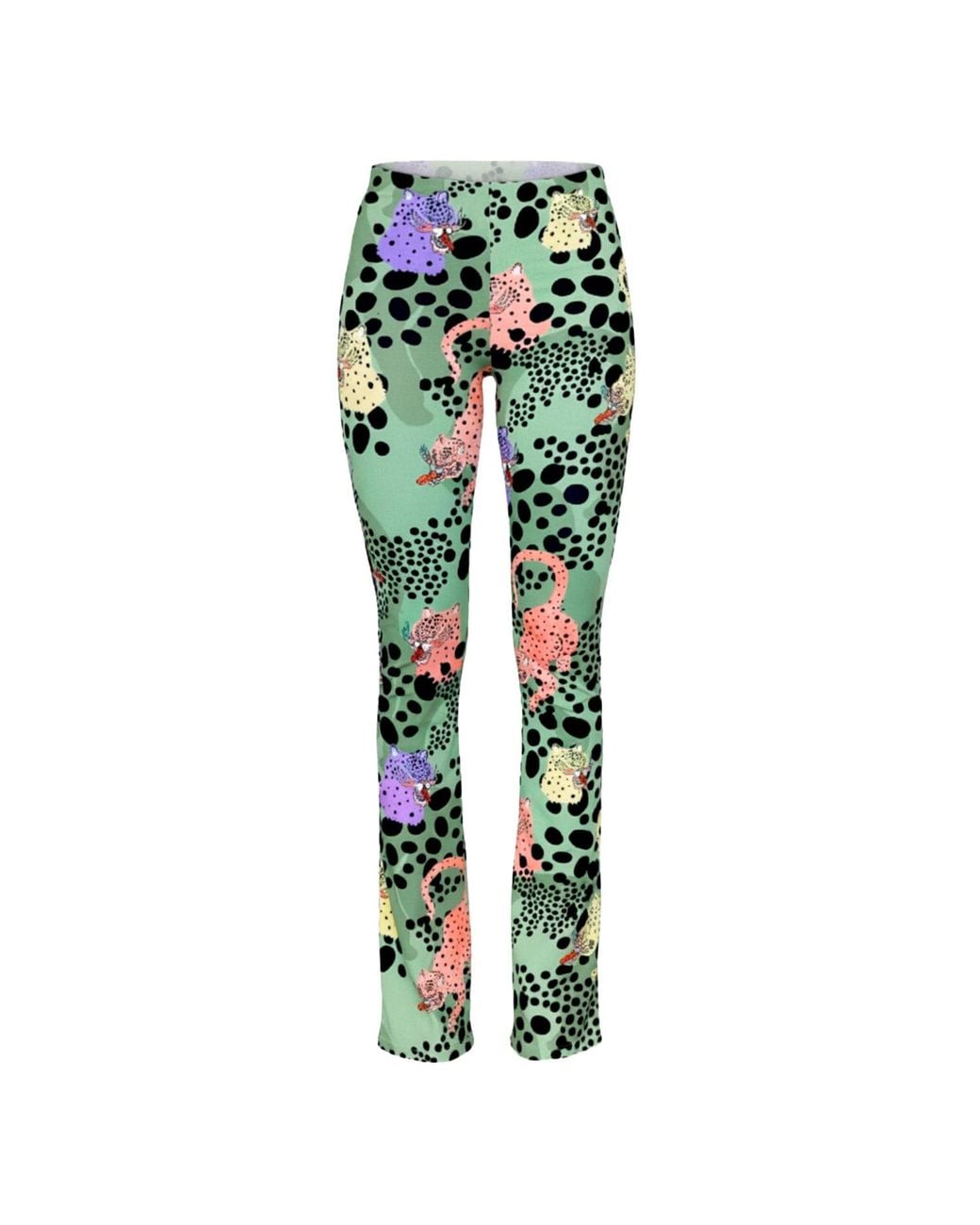 Pitaya Yoga Green Neutrals Ms Chee Flared Pants