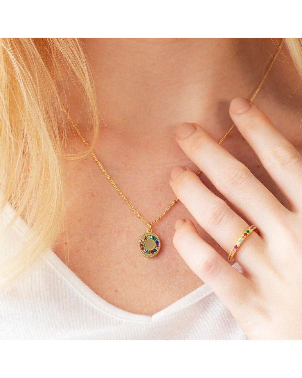 With Love Darling Metallic Ring