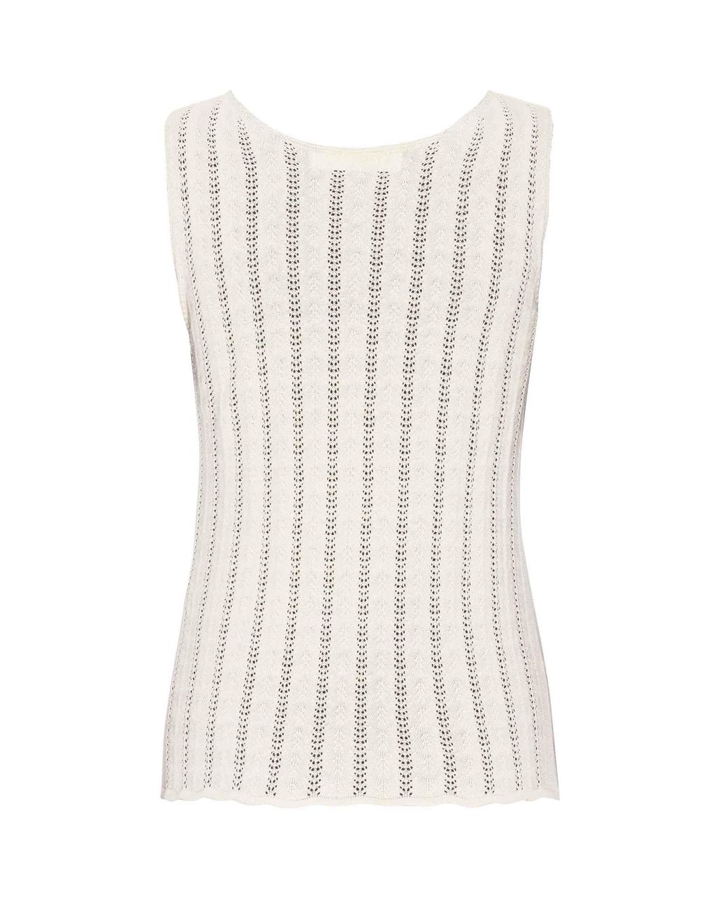 GROBUND White Neutrals Aase Tee