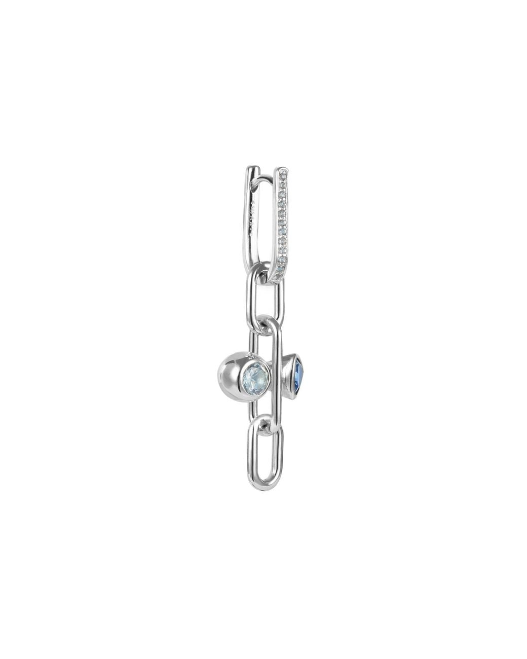 Arte Madrid Blue Toggle Kaleidoscopic Convertible Drop Earrings