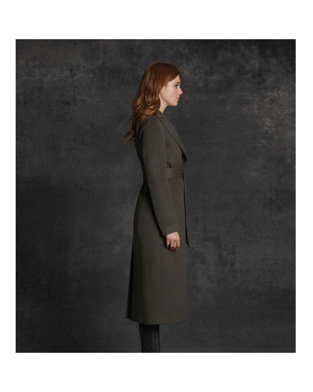 Vulto Black Shawl Coat