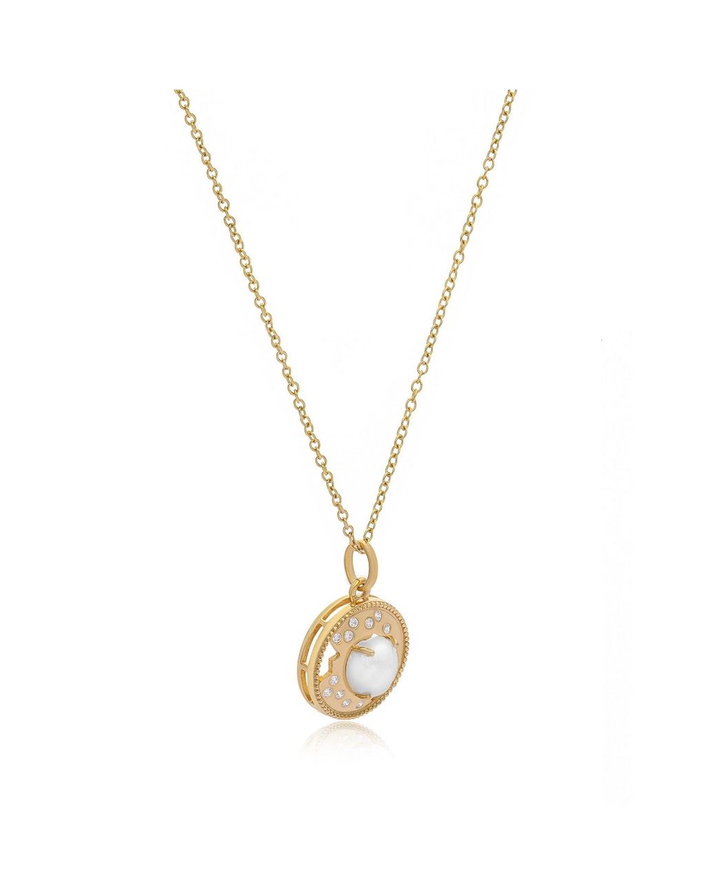 The Jewelz Metallic Pearl Pendant