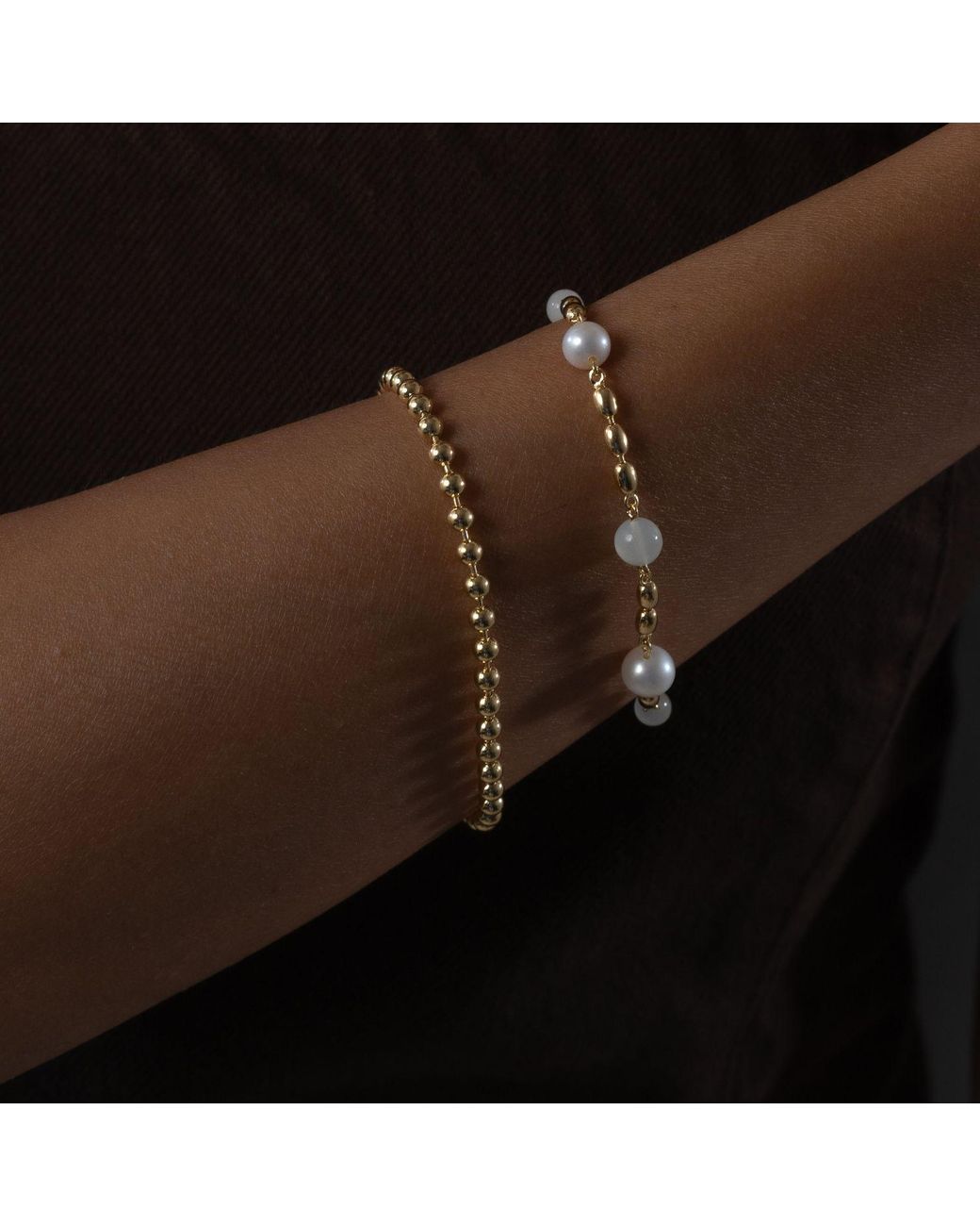 Onia Metallic Oval Zest Bracelet