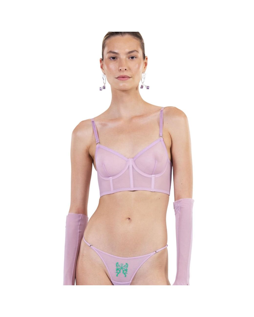 Zhilyova Pink Unnamed Corset Bra