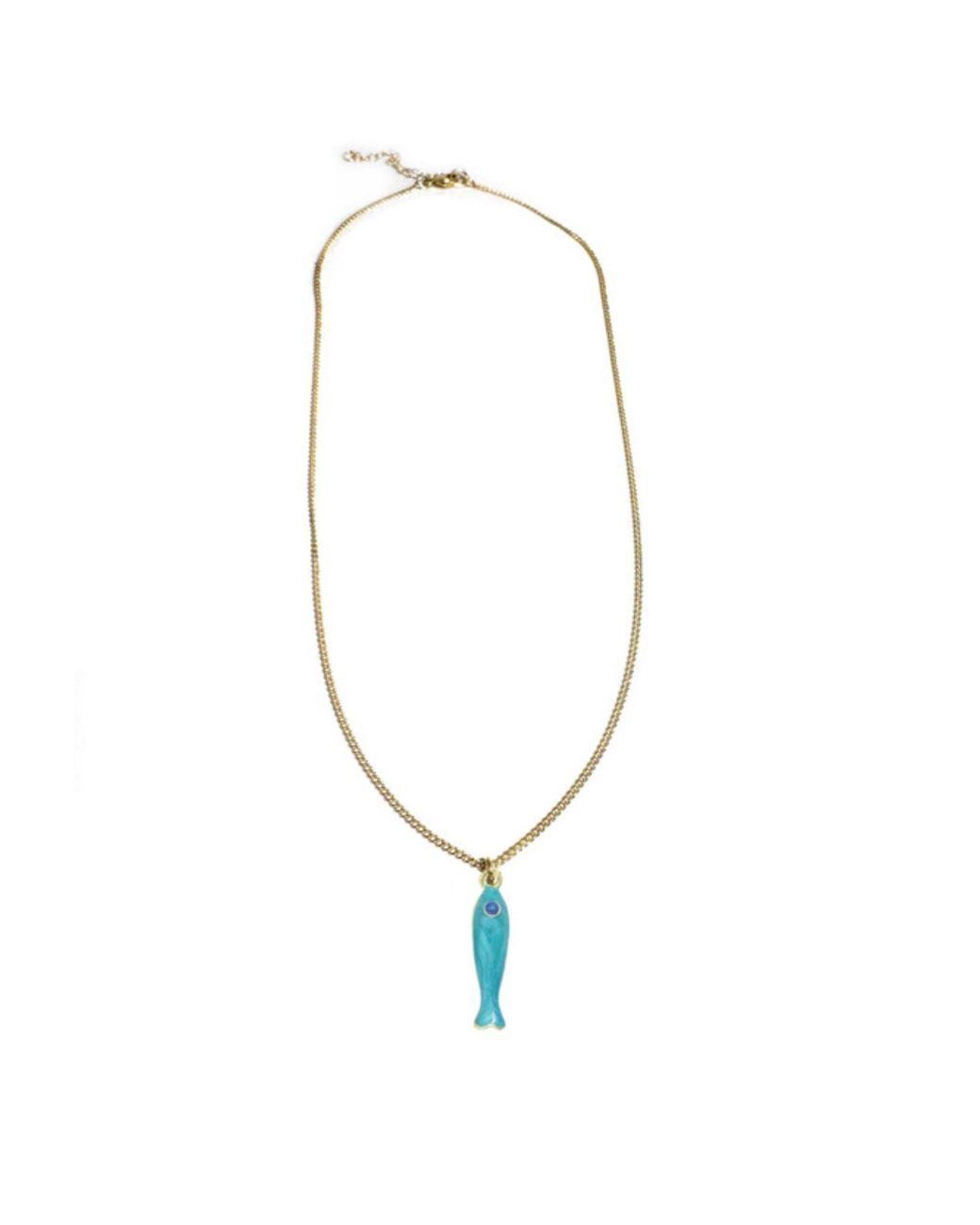 Rachel Nathan Blue Marine Necklace