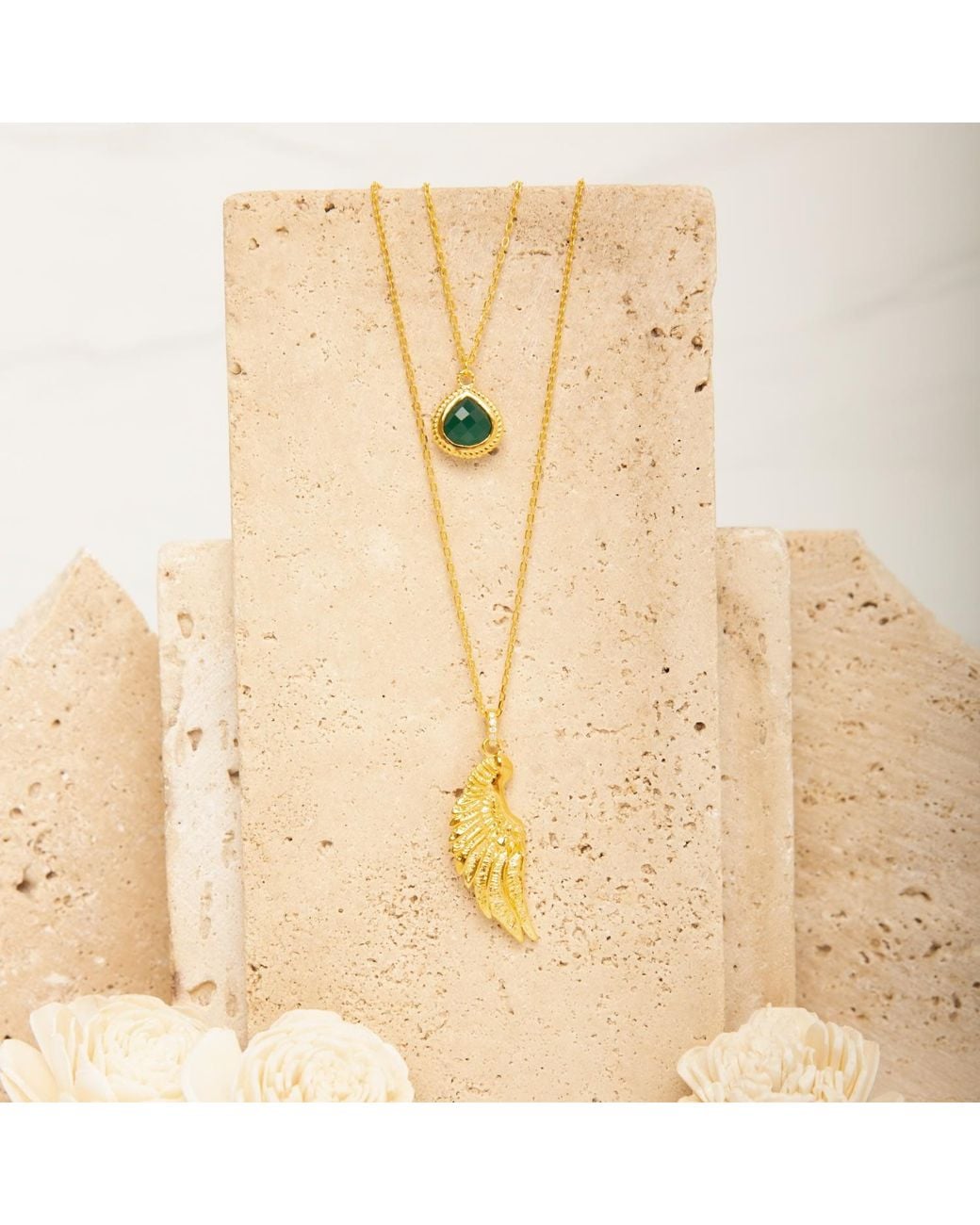 Seven Saints Metallic Archangel Raphael Angel Of Healing Necklace