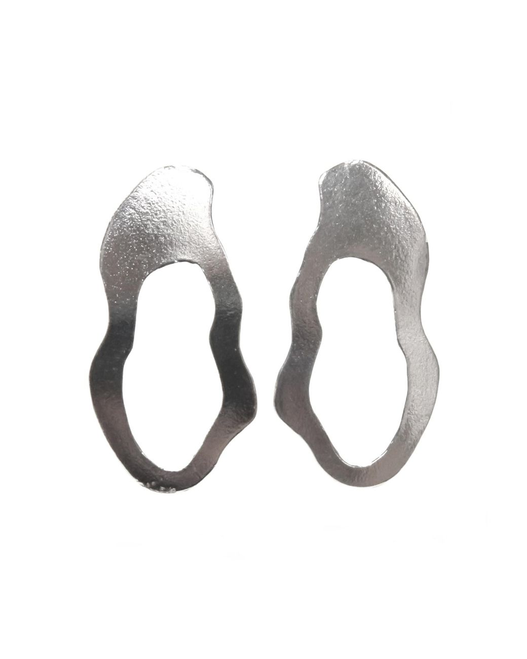 Bio-Trimmings Metallic Bayliss Statement Earrings –