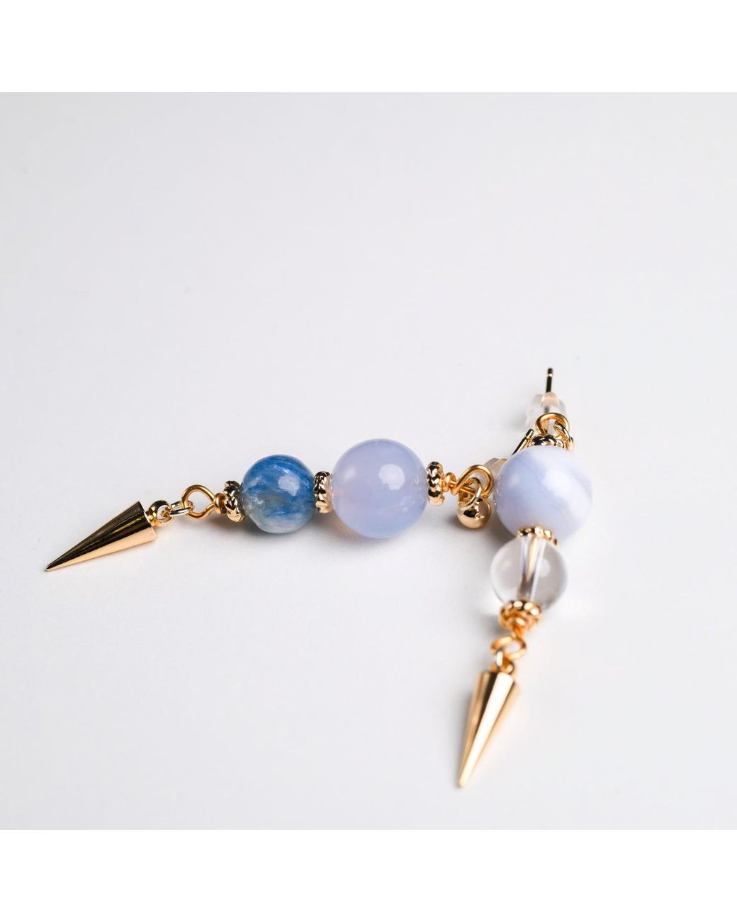 Heartfelt Layers Blue Impression Sunrise Drop Earrings