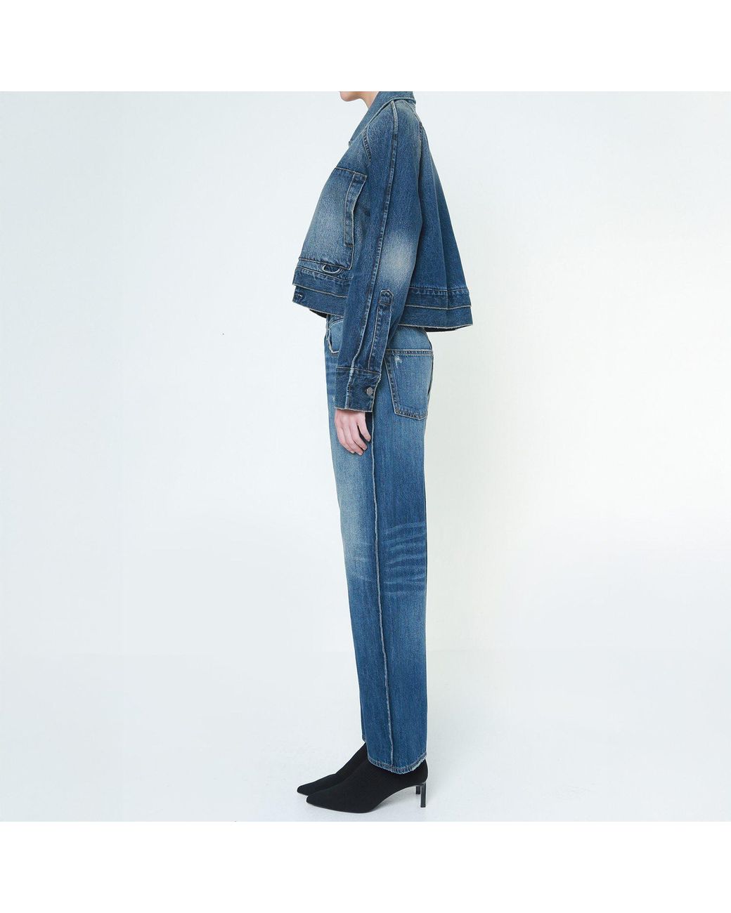 NOEND Blue Miley Straight Jeans