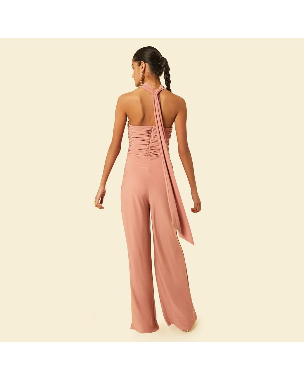Celestine & Mae Pink Neutrals Kahili Jumpsuit