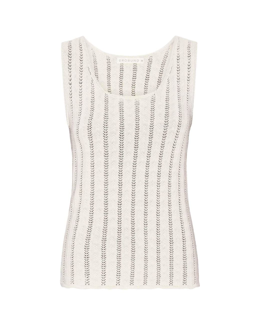 GROBUND White Neutrals Aase Tee