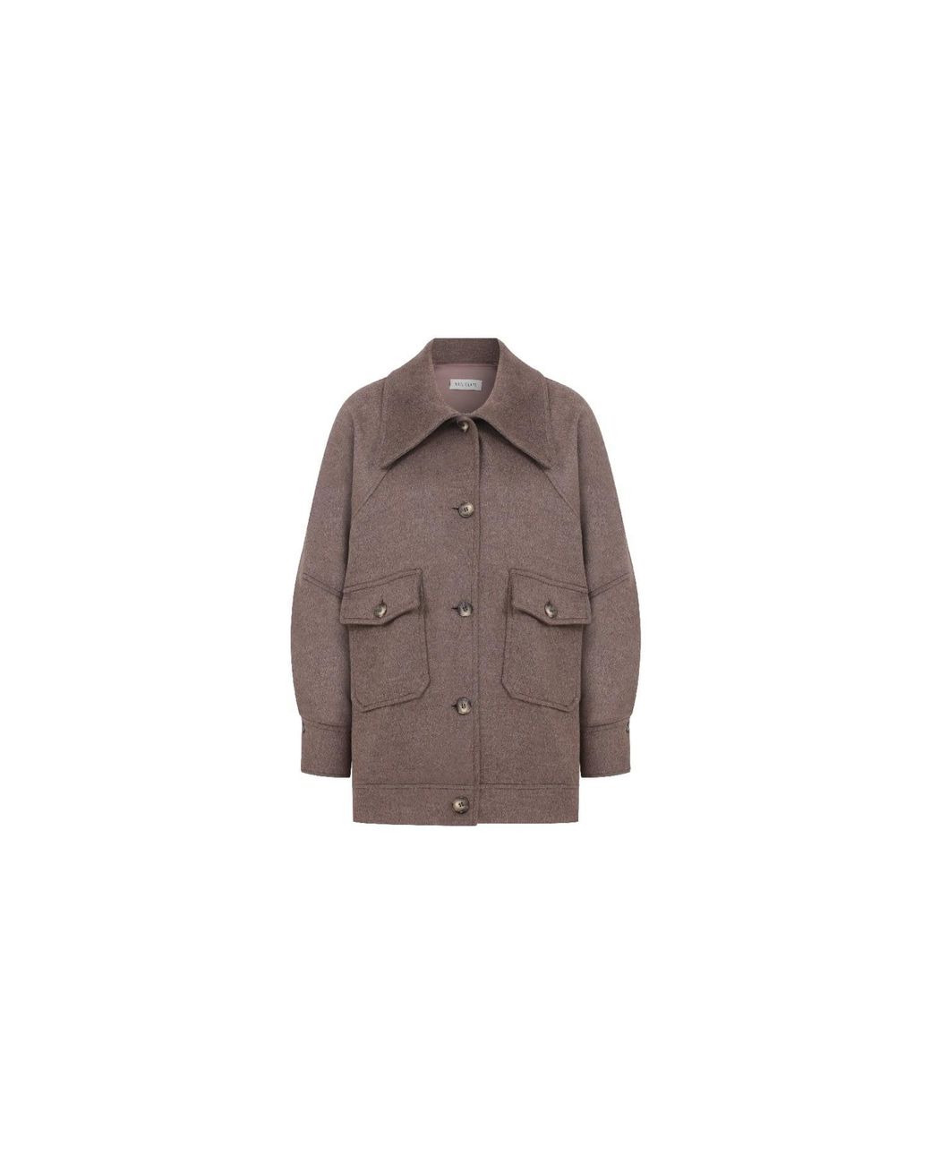 NAZLI CEREN Brown Terry Cashmere Coat