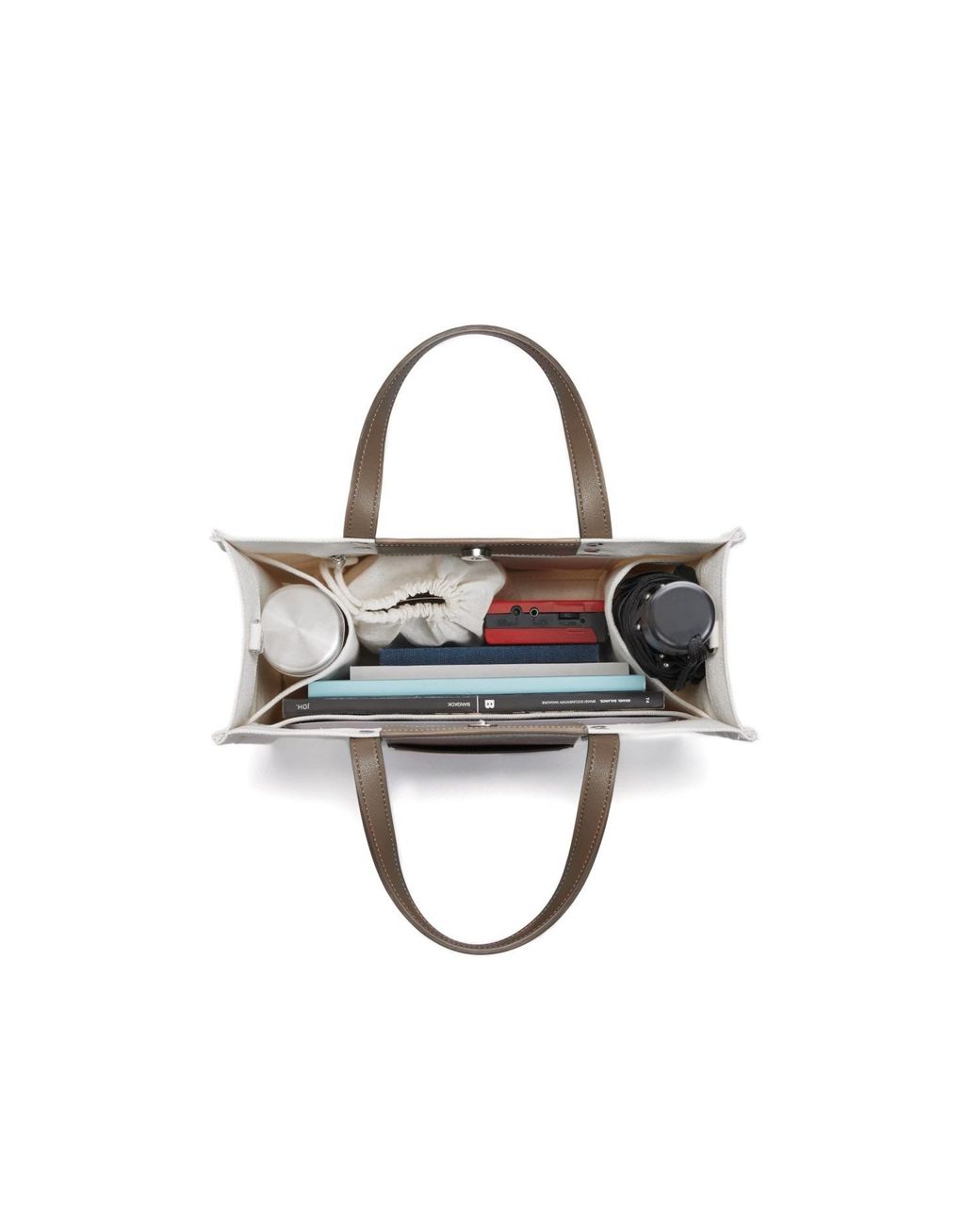 MARHEN.J Brown Neutrals Canvas Shoulder Bag Kai